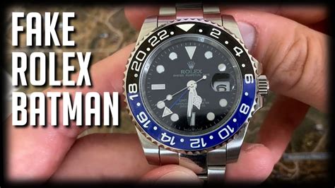 rolex batman replica vs real|rolex batman original price.